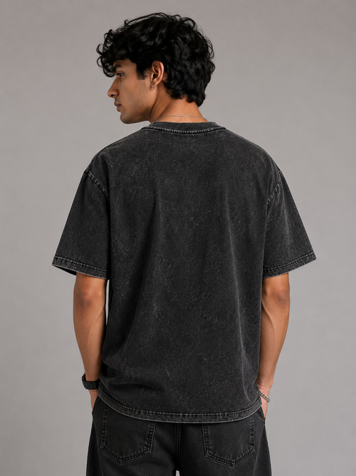 Unisex Acid Washed Oversized Tee