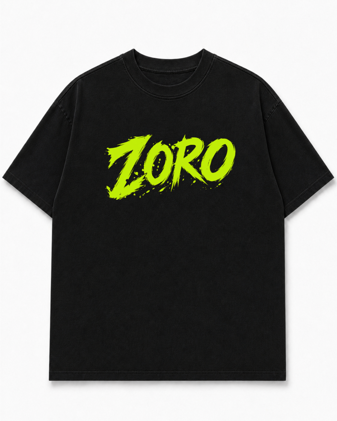 Velvora Three Sword Warrior Oversized Graphic Tee – Black